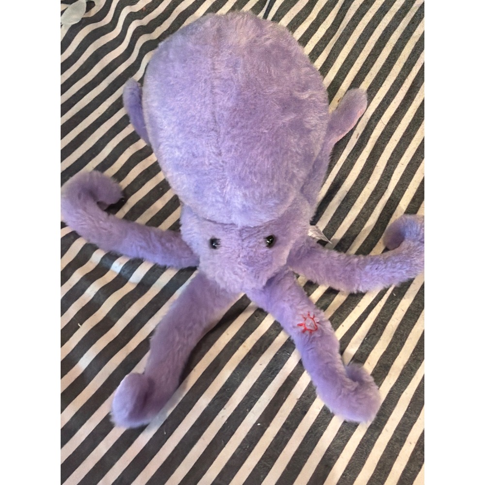 Fun Stuff Inc Purple Octopus Plush Stuffed Animal Sea Life Toy Lavender Pink